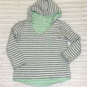 Gap Reversible Thin Hoodie Pullover Top‎